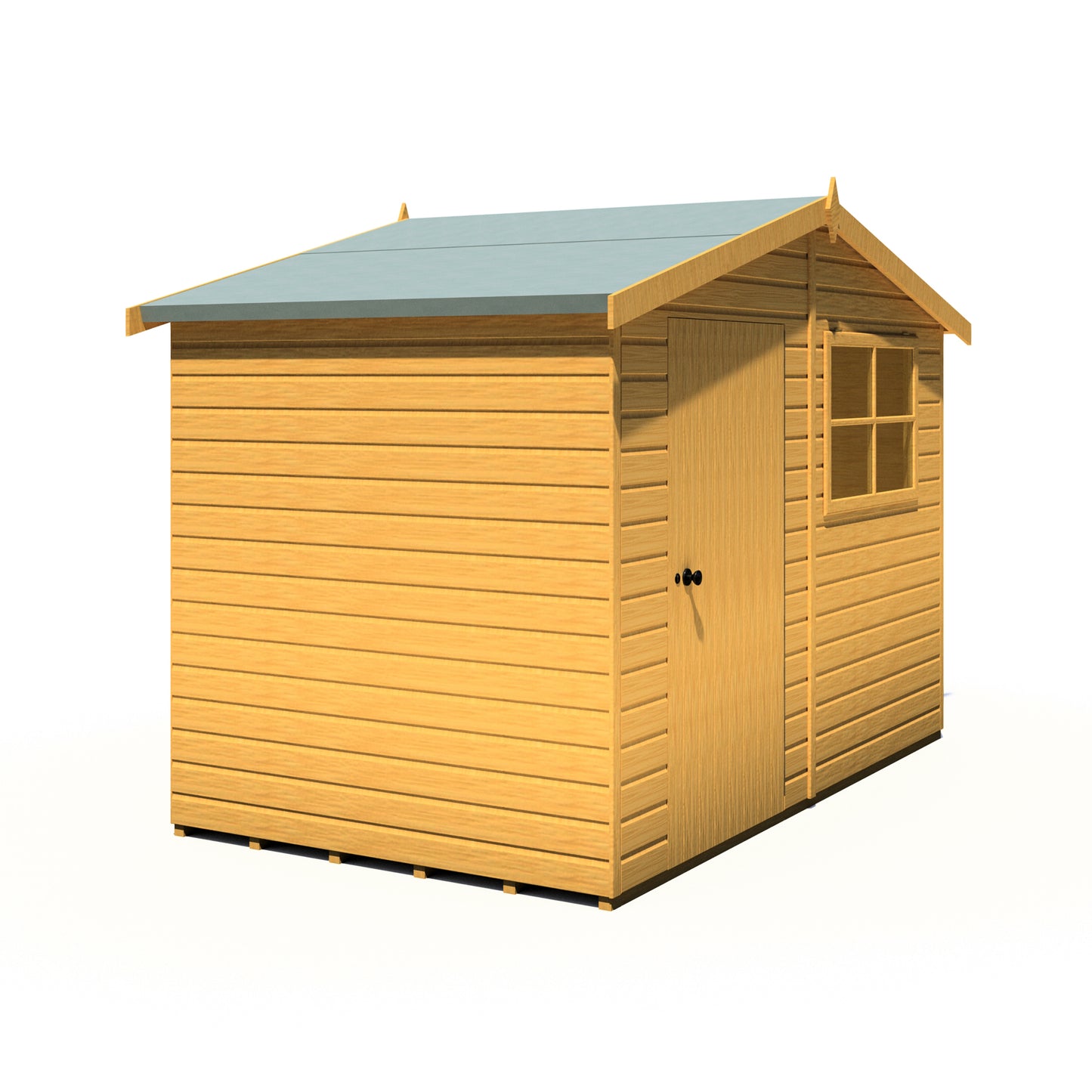 Shire Wroxham 10x6 Single Door Shiplap Style D