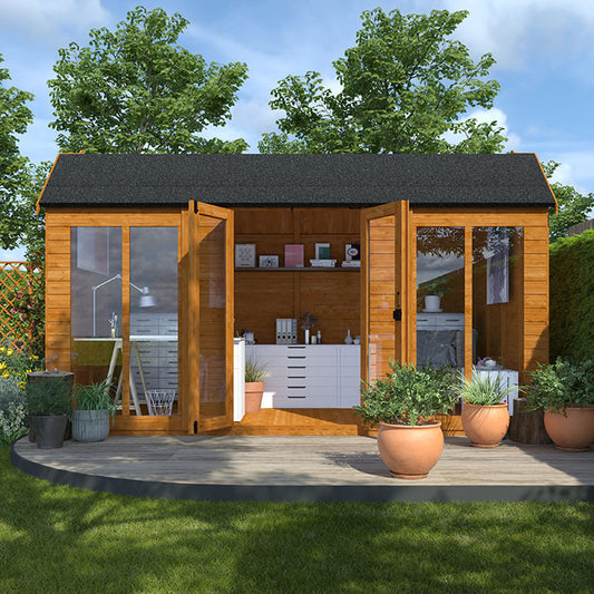 20x8 Barn Full Pane Summerhouse
