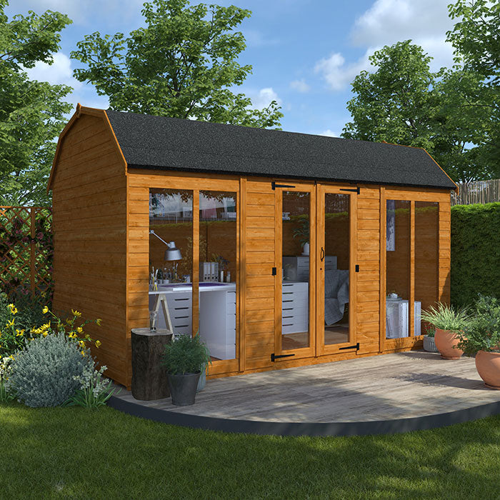 20x8 Barn Full Pane Summerhouse