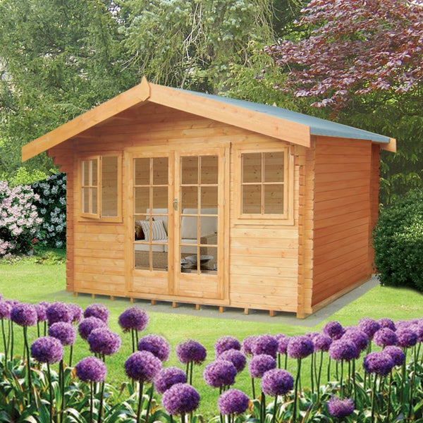 Shire Clipstone 16Gx16 Log Cabin (28mm - 70mm Logs)