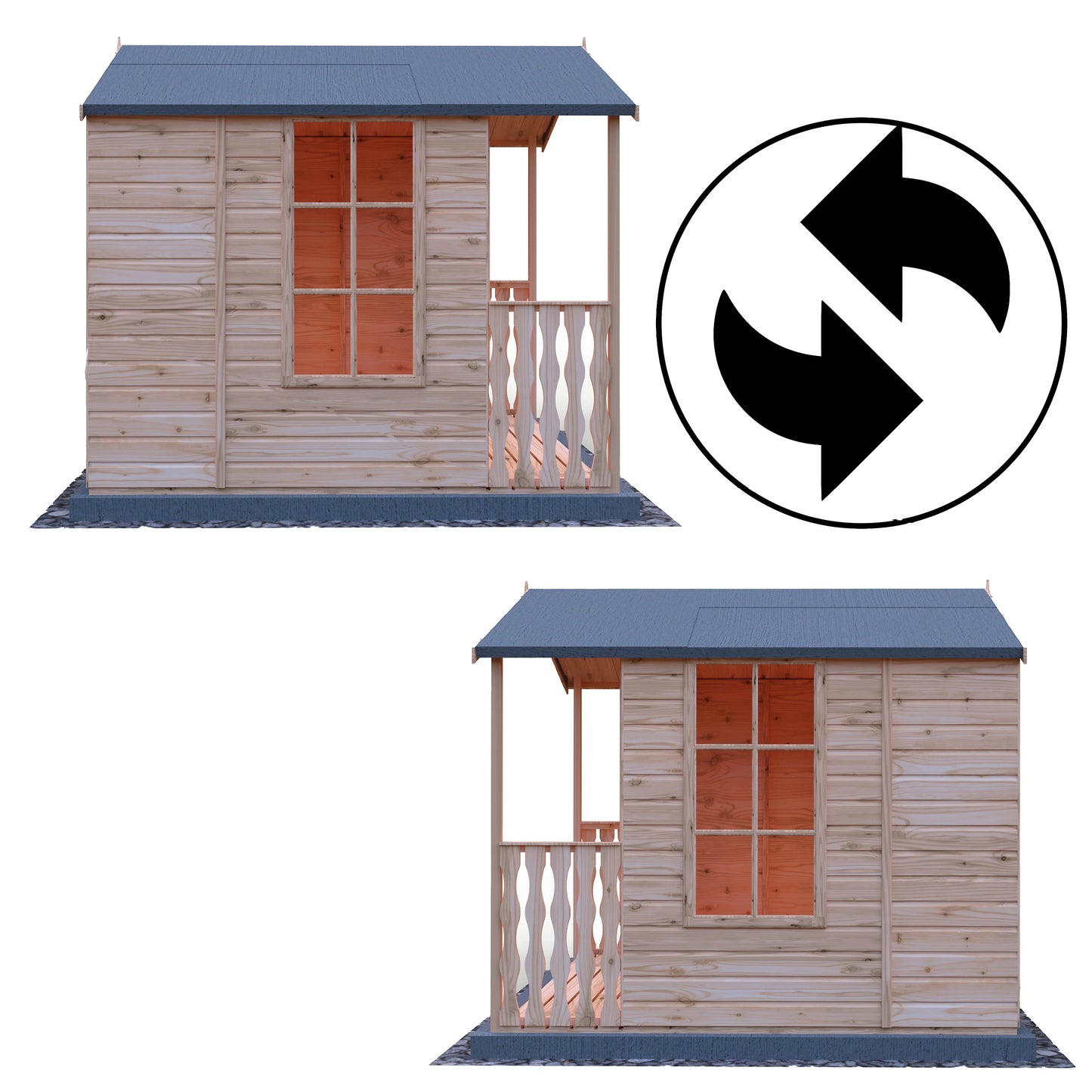 Shire Delmora 8x6 inc Verandah