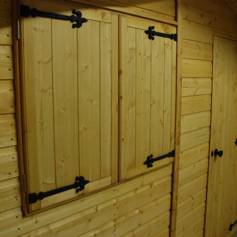 Shire Security Cabin 10x10 Loglap Style C