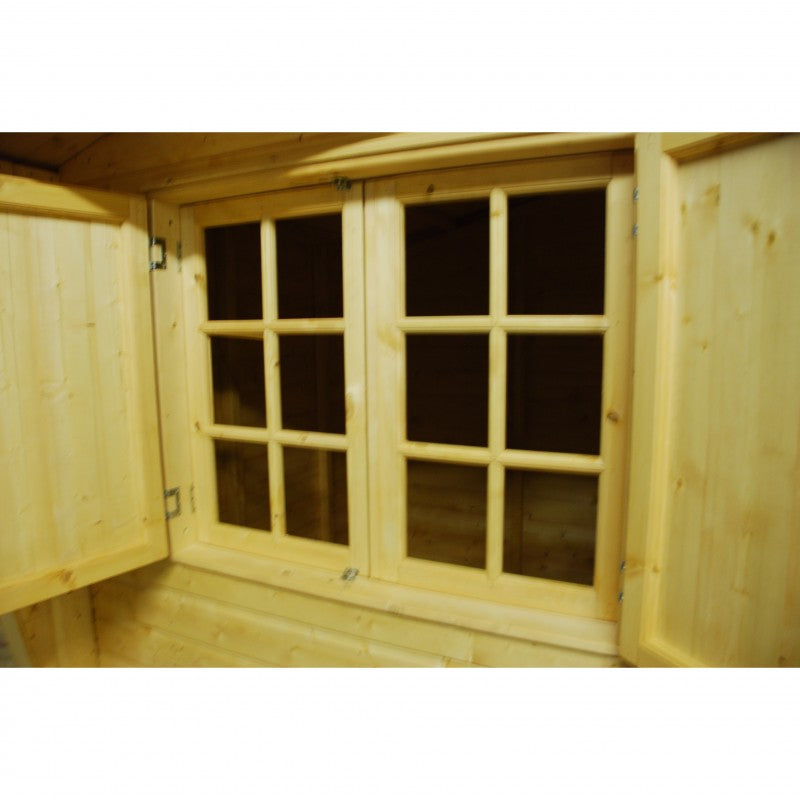 Shire Security Cabin 10x10 Loglap Style C