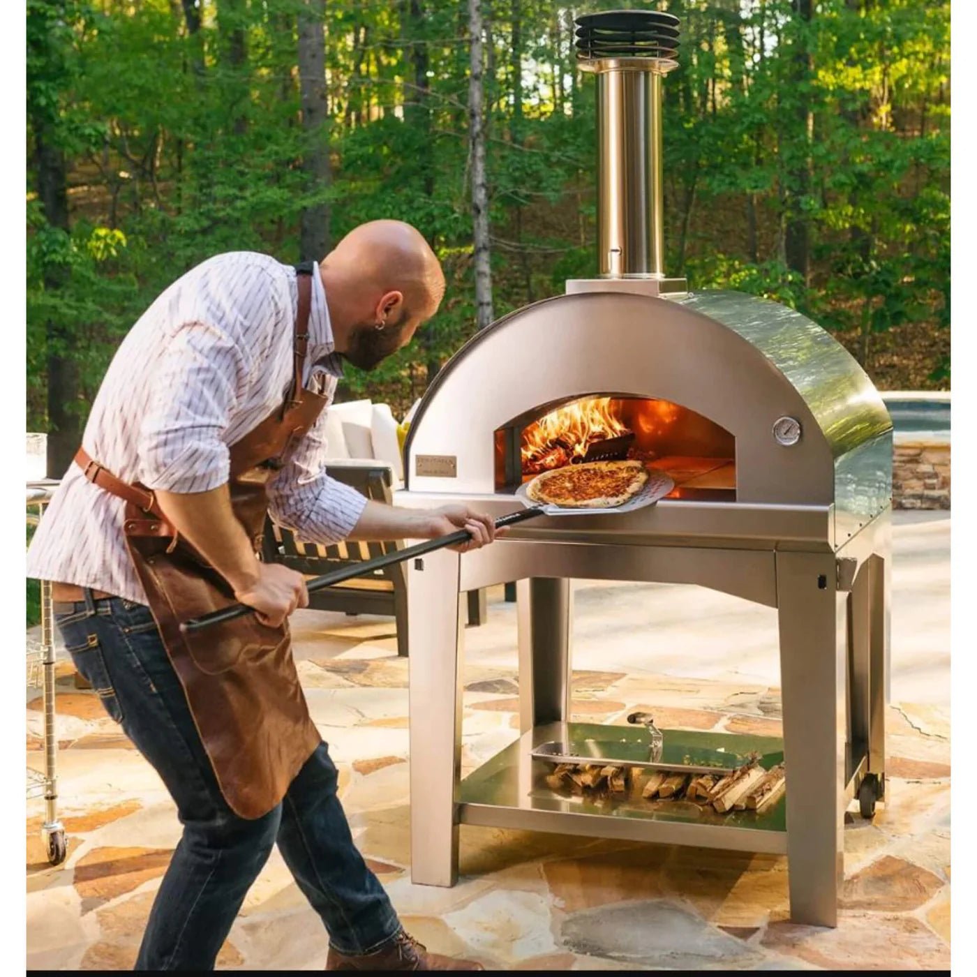 Marinara Duel Fuel Pizza Oven BUILD IN - ANTHRACTIE