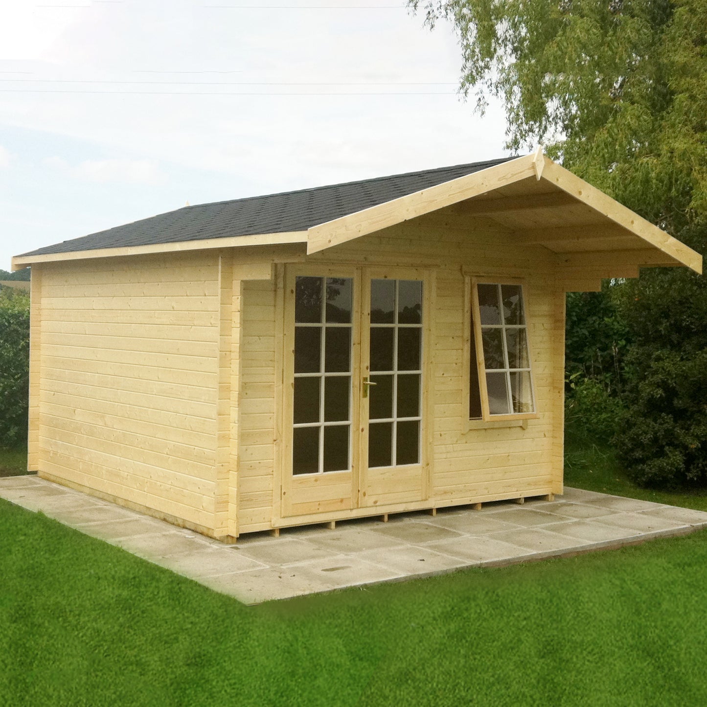Shire Glenmore 12Gx8 Log Cabin (28mm to 70mm Log)