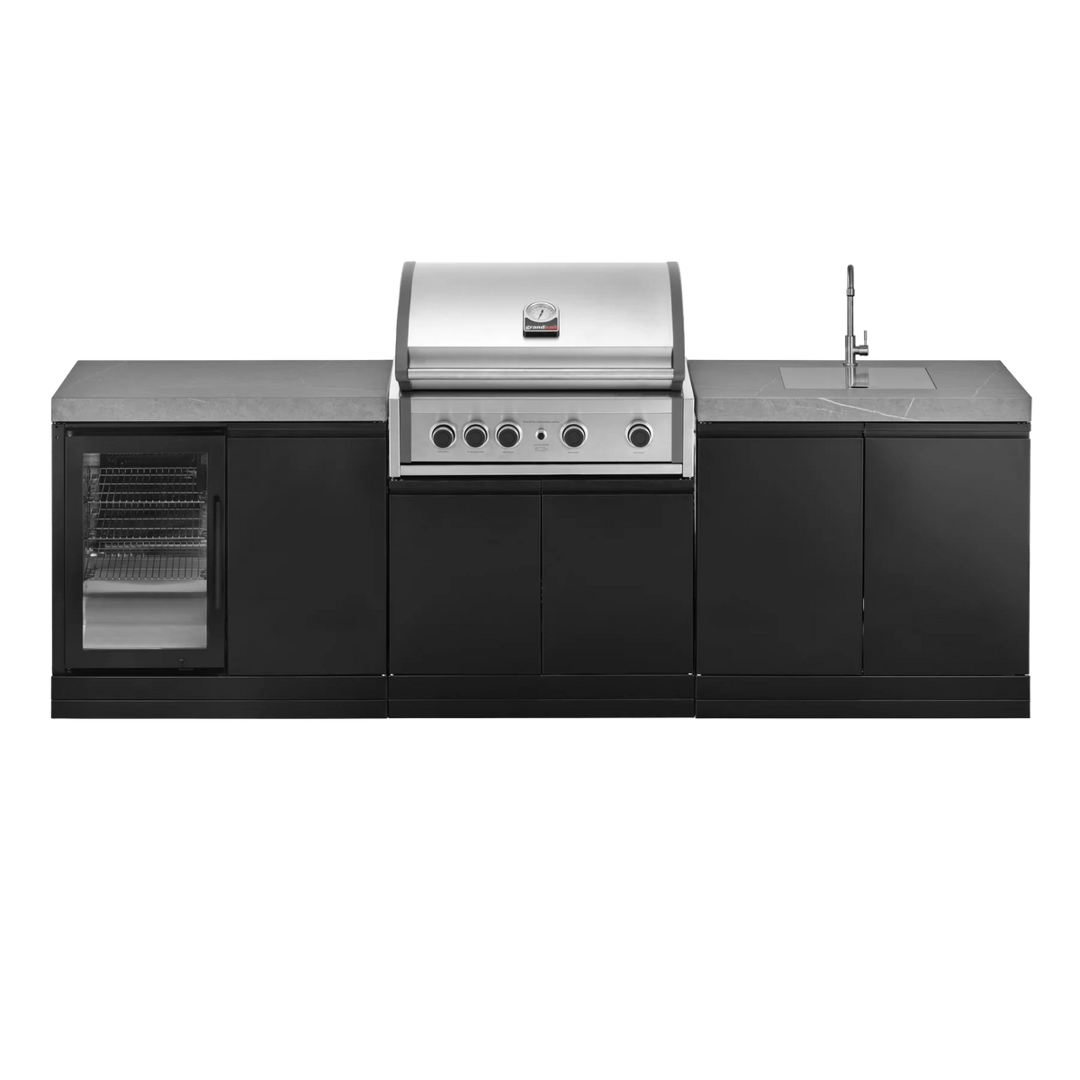 GrandPro 262 Pro Elite 4B Outdoor Kitchen with Fridge & Sink