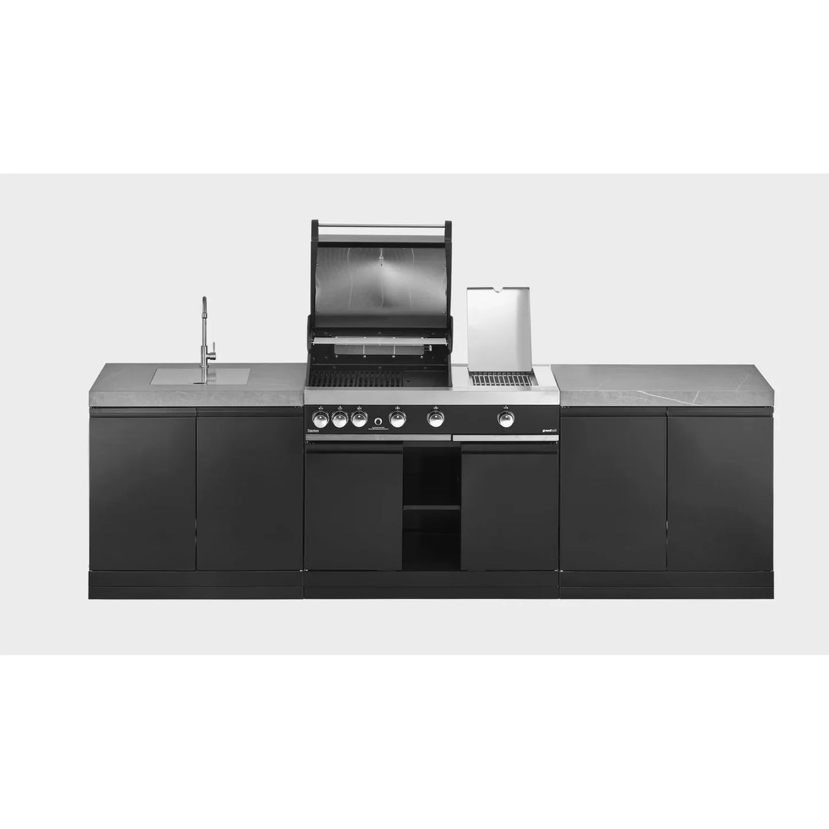 GrandPro 287 Premium G4 Plus Outdoor Kitchen with Sink – Built-In BBQ