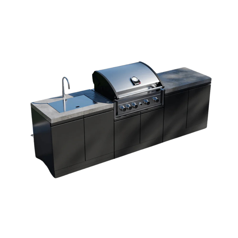 GrandPro 262 Series Outdoor Kitchen Pro Elite 4 with Built-In Sink