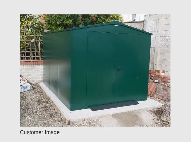 Asgard Motorcycle Garage Plus - 7ft x 11ft - Police Preferred Specification