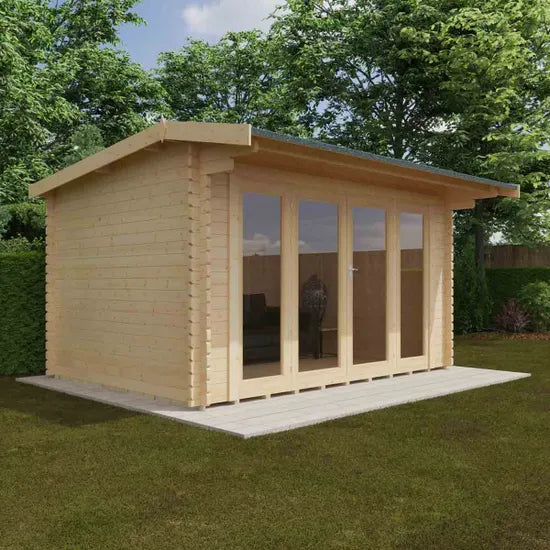 14x10 Highclere 44mm Log Cabin