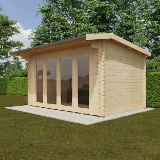 14x10 Highclere 44mm Log Cabin
