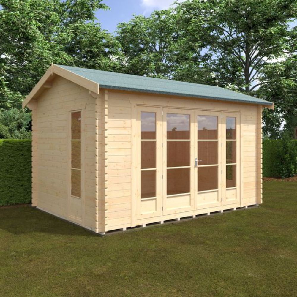 14x10 Bamber 44mm Log Cabin