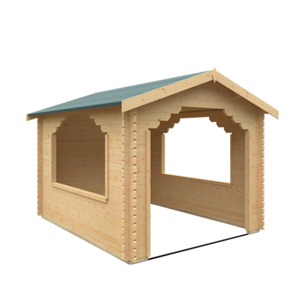 12x10 Stowe 44mm Log Cabin