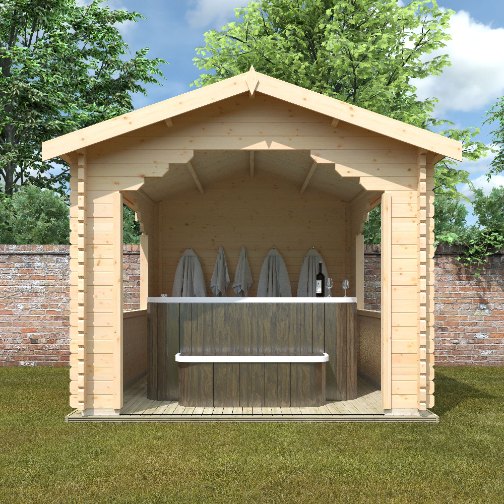 12x10 Stowe 44mm Log Cabin