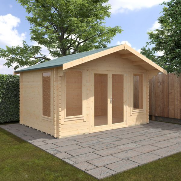 10x14 Sutton 44mm Log Cabin