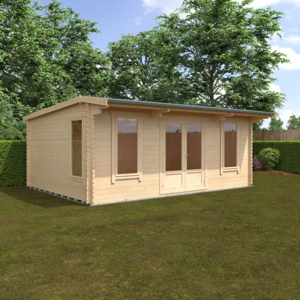 20x14 Jacob 44mm Log Cabin