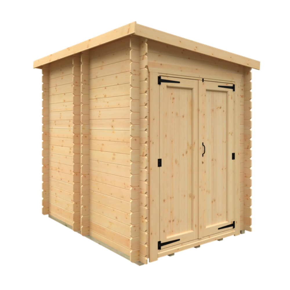 8x6 Langham 19mm Log Cabin