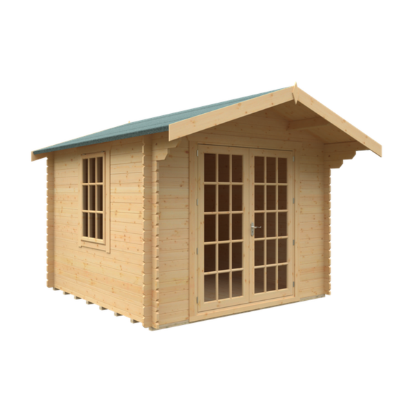 10x10 Lotherton 28mm Log Cabin