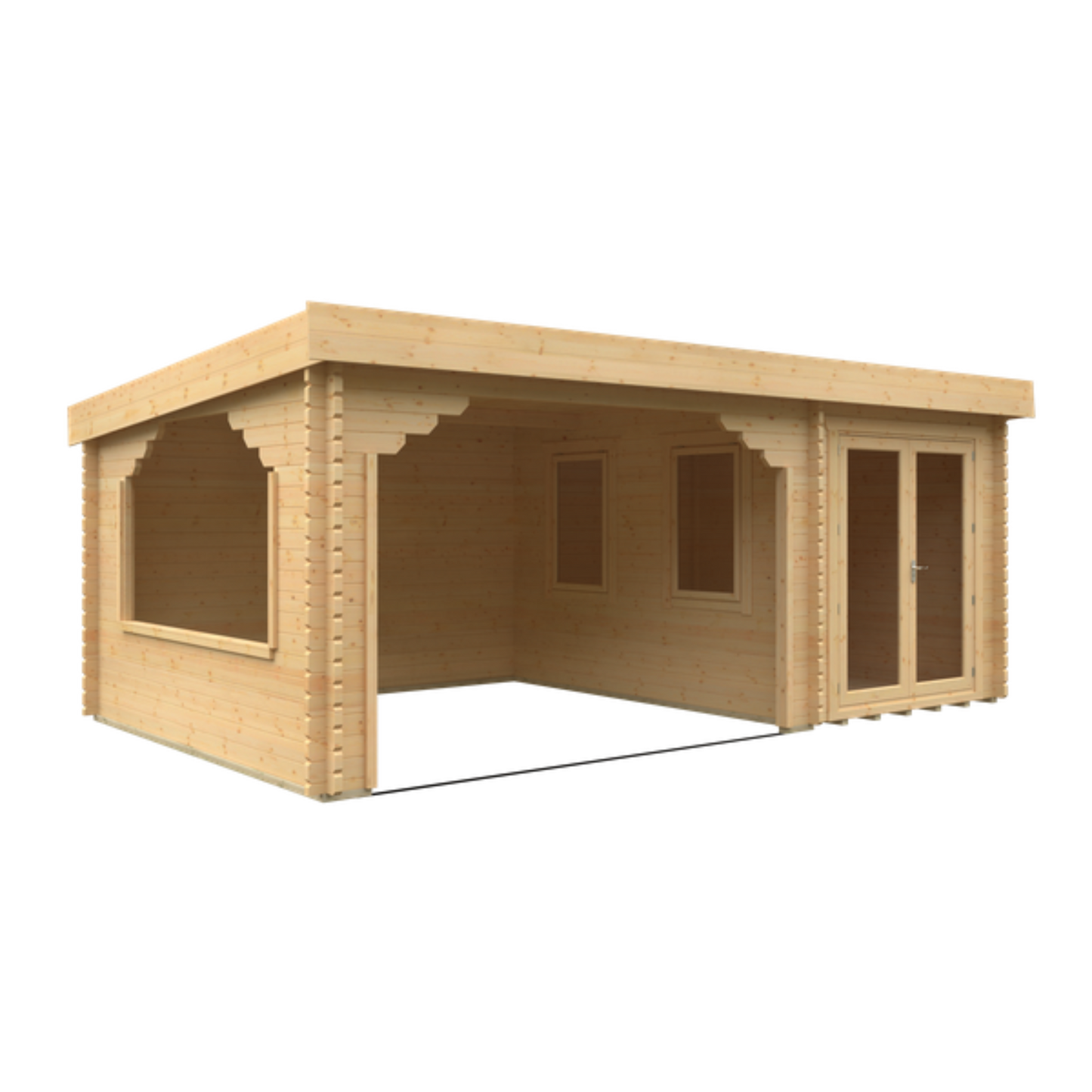 20x12 (12/8) Payton Log Cabin