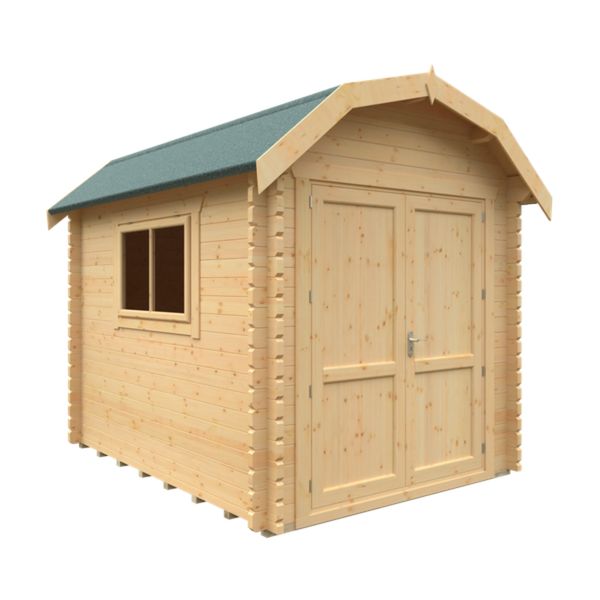 10x8 Aldford Barn 44mm Log Cabin
