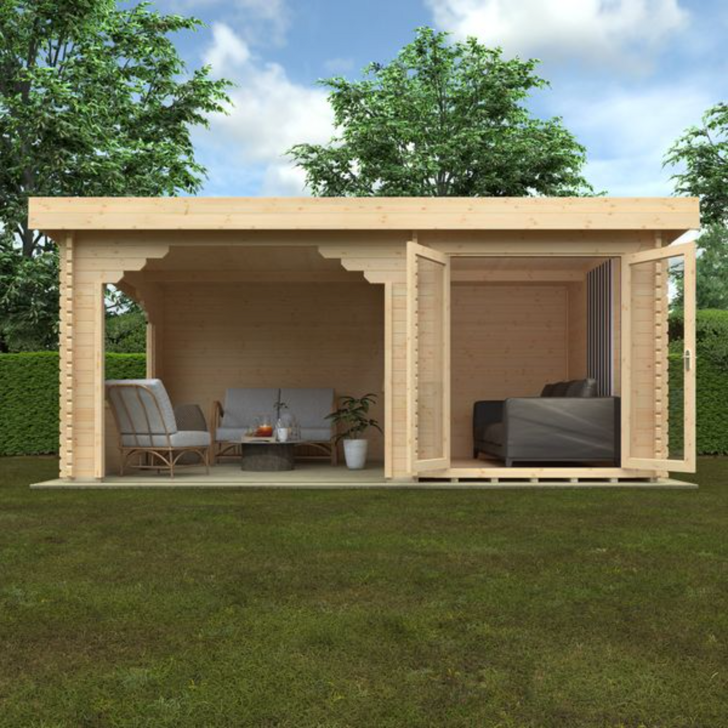 18x12 (10/8) Payton Log Cabin