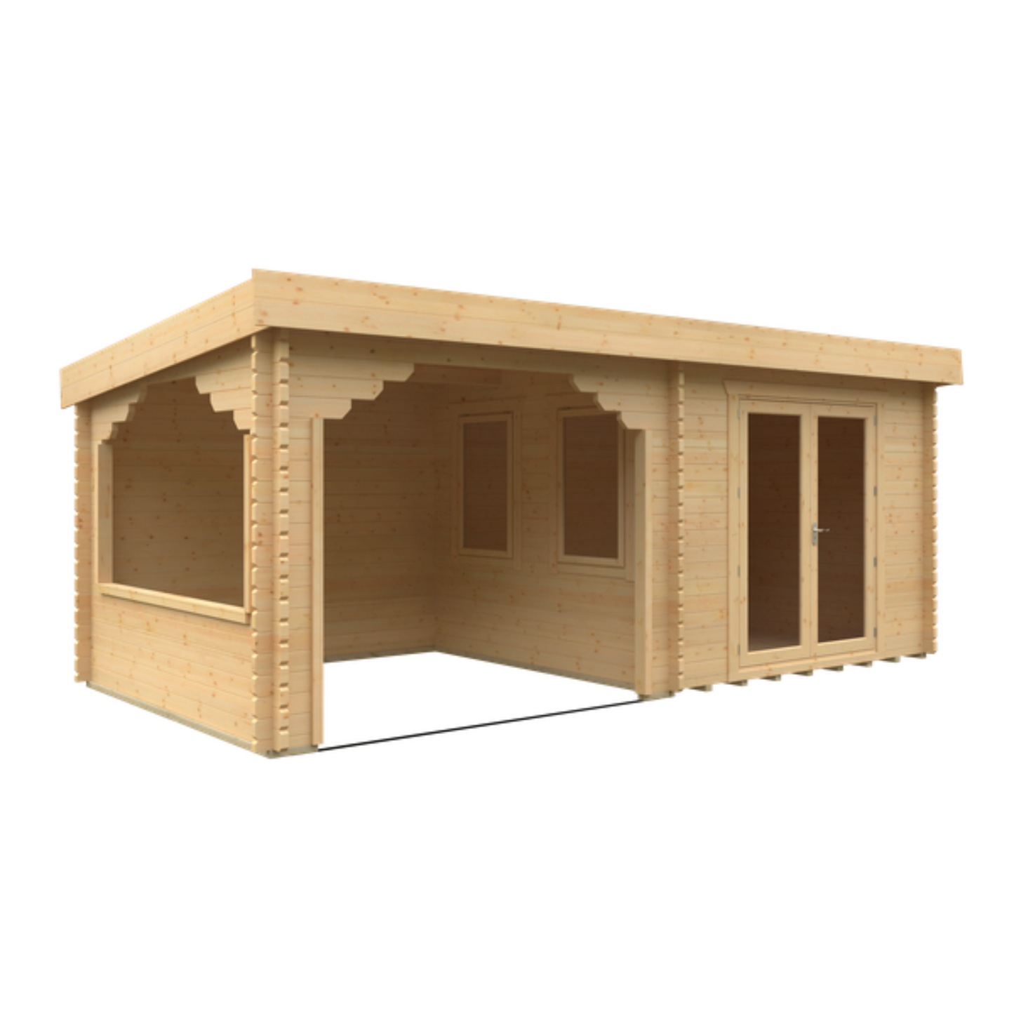 20x10 (12/8) Payton Log Cabin