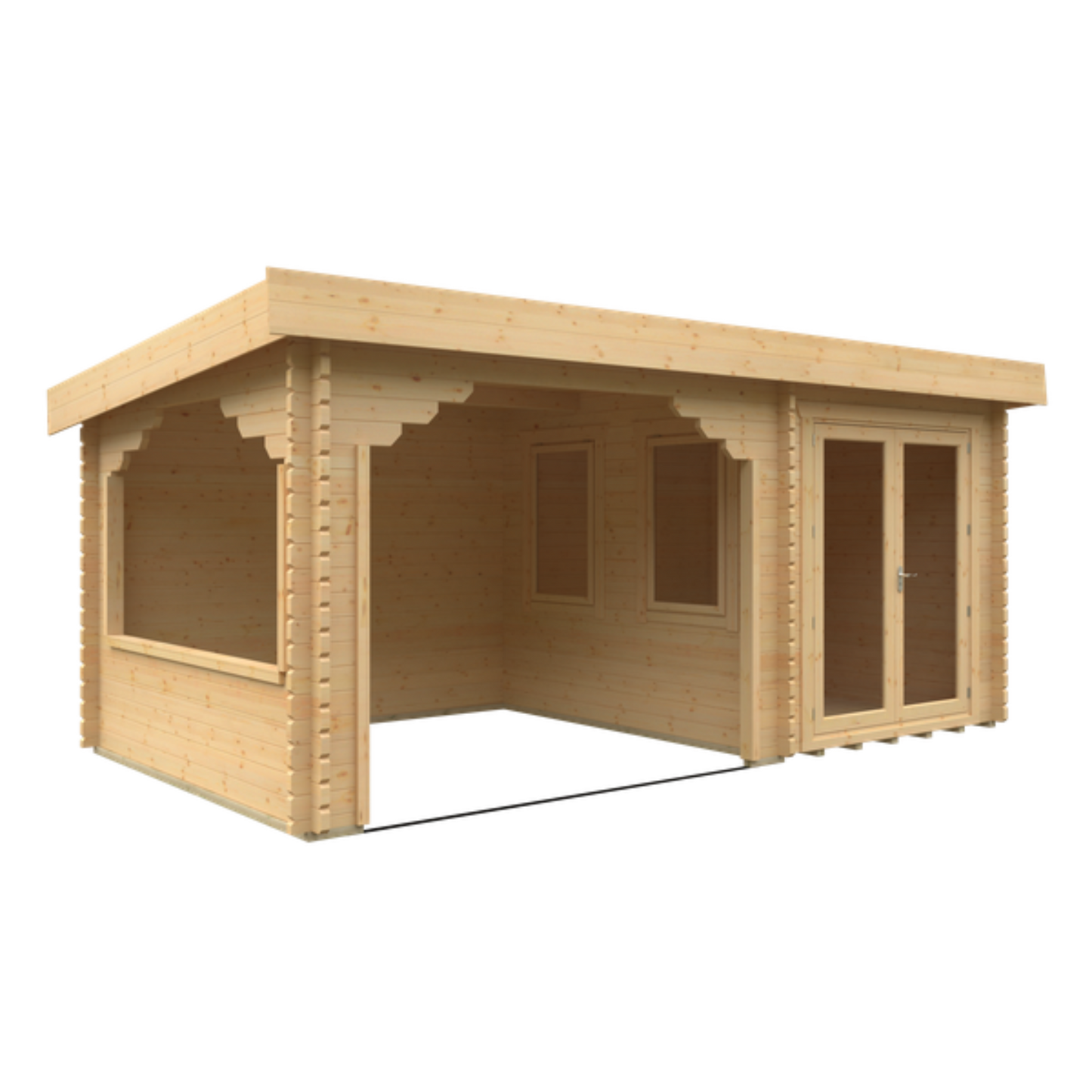 Payton Log Cabin 18x10 | 10/8 Split