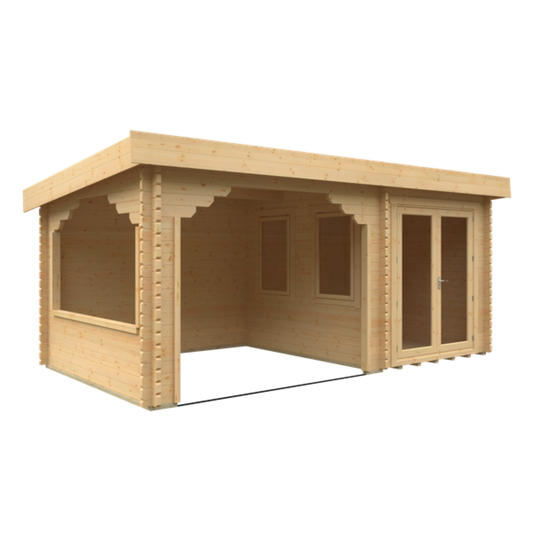 18x10 | 10/8 Split Payton Log Cabin