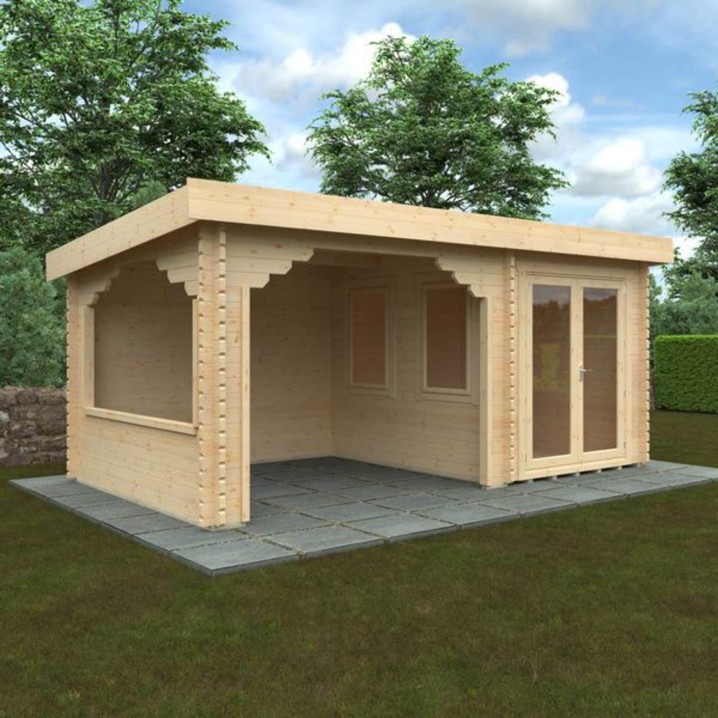 Payton Log Cabin 18x10 | 10/8 Split