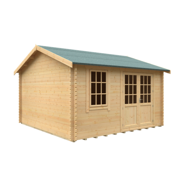 14x14 Henley 44mm Log Cabin