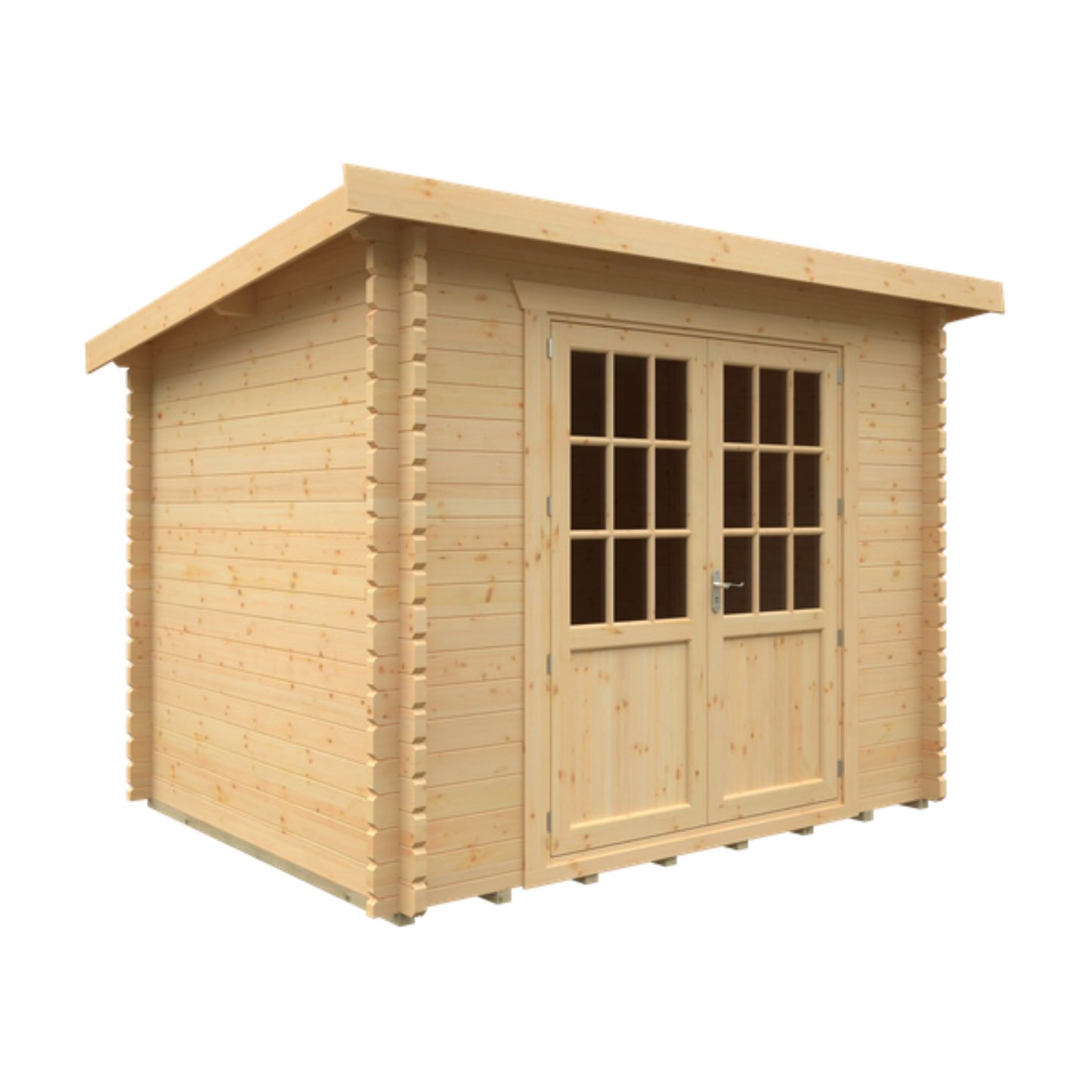 10x8 Kingsley 44mm Log Cabin