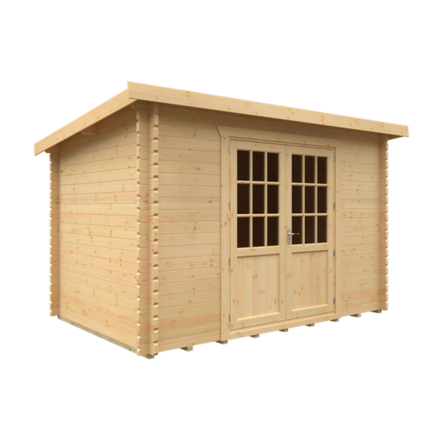 12x8 Kingsley 44mm Log Cabin