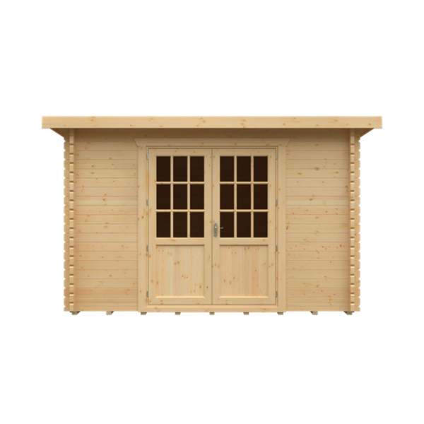 12x10 Kingsley 28mm Log Cabin