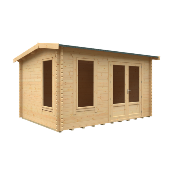 14x10 Longleat 28mm Log Cabin
