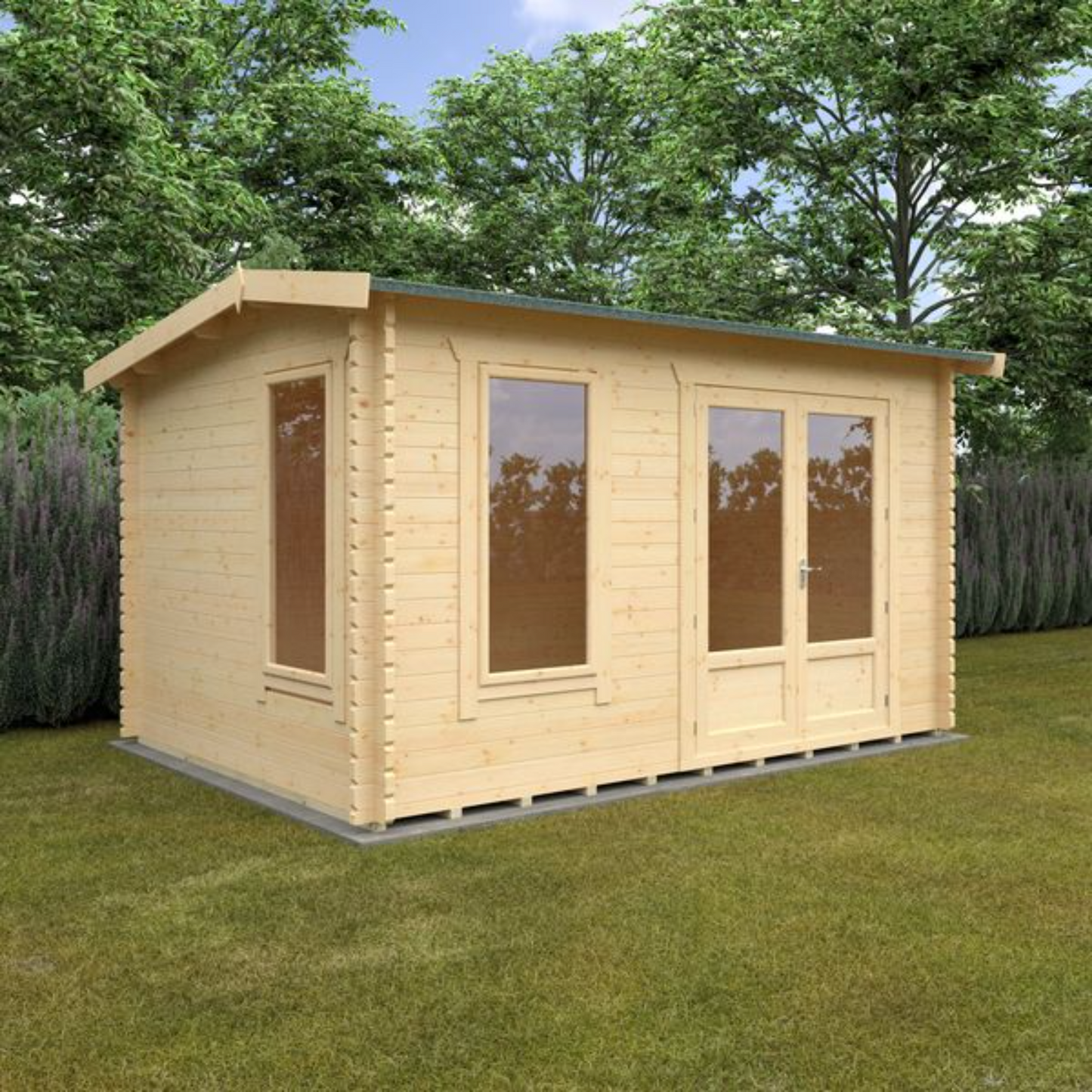 14x10 Longleat 44mm Log Cabin