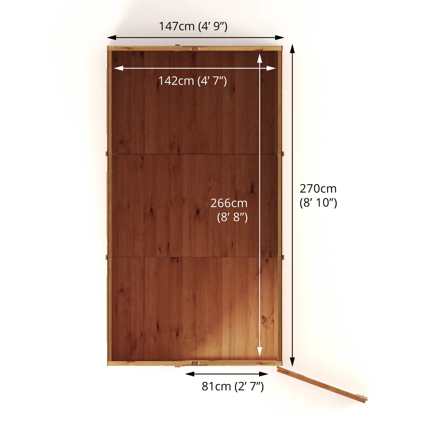 Mercia 9x5 Modular Shiplap Apex