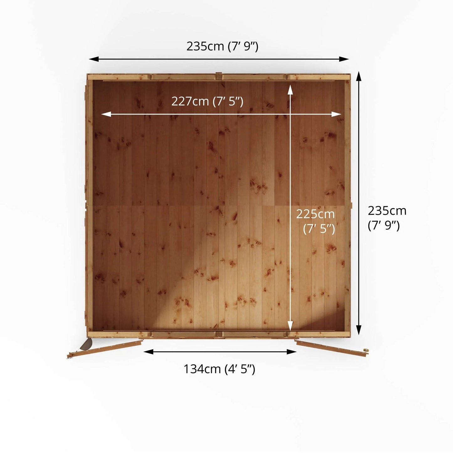Mercia 8x8 Premium Shiplap Dutch Barn
