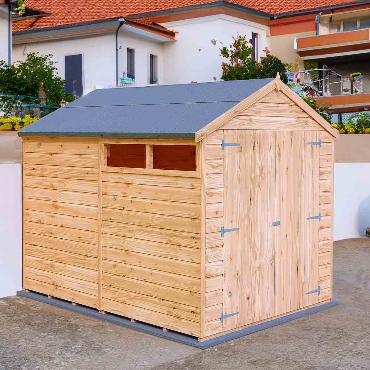 Shire Langley 8x6 Shiplap Double Door