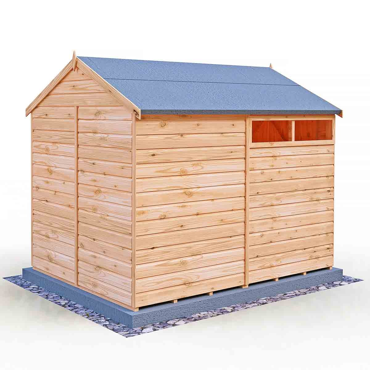 Shire Langley 8x6 Shiplap Double Door