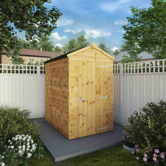 Mercia 4x6 Modular Shiplap Apex - Windowless