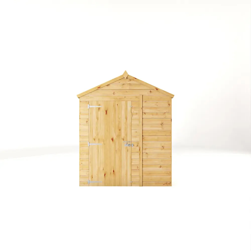 Mercia 6x6 Woodsman Shiplap Apex - Glass
