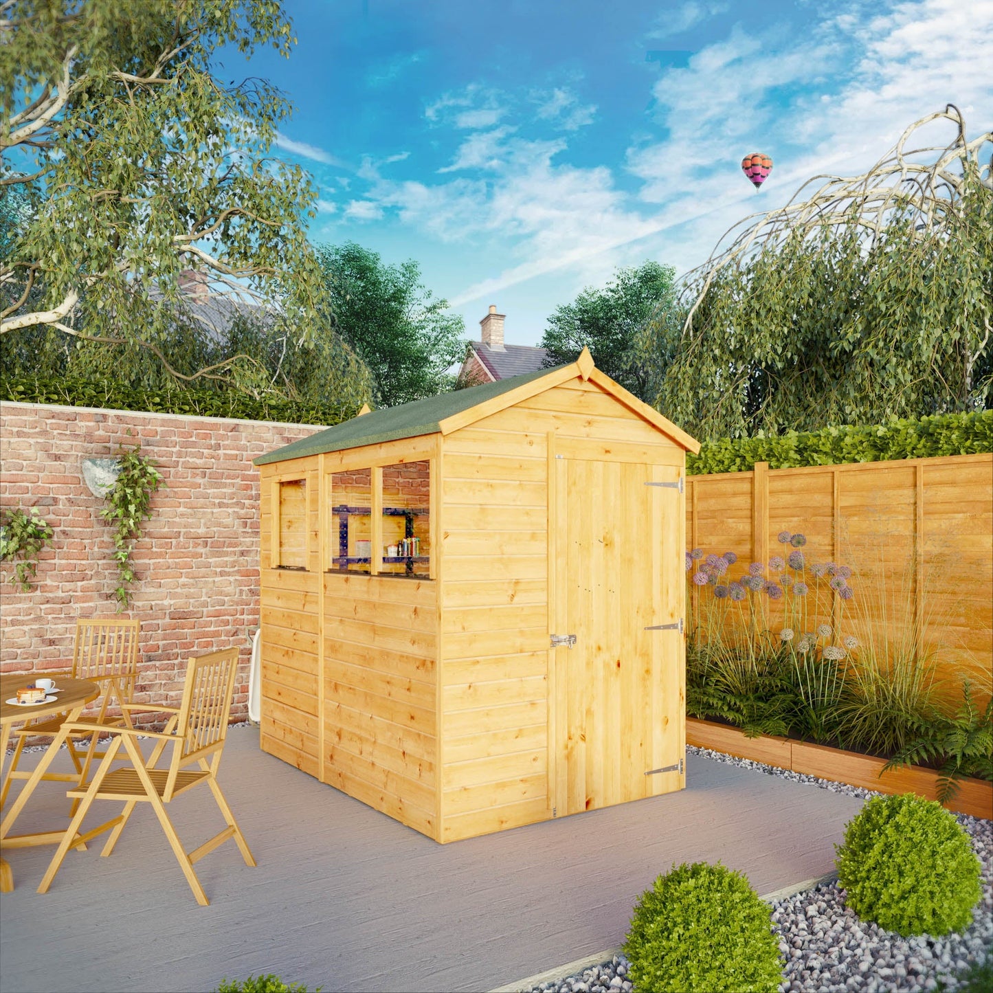 Mercia 7x5 Modular Shiplap Apex