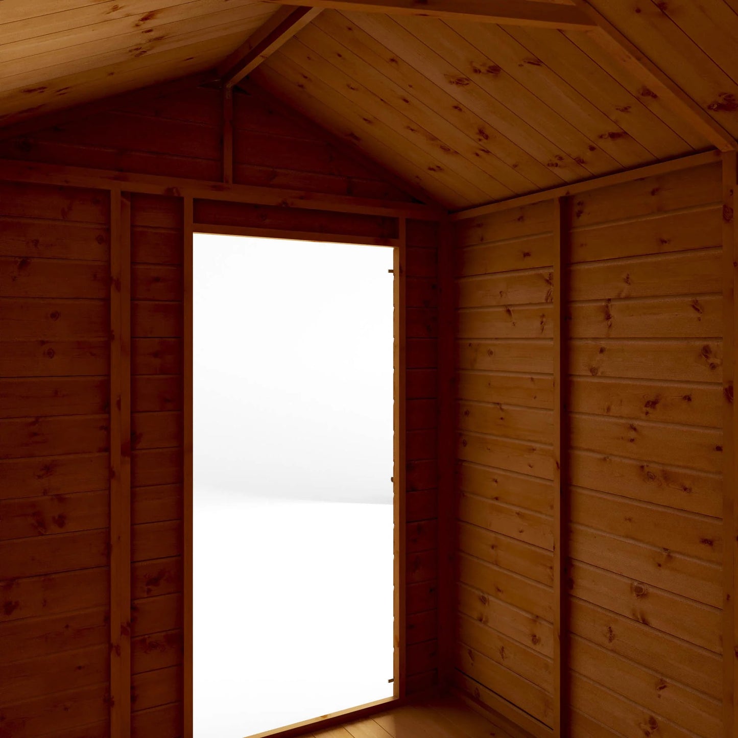Mercia 8x6 Modular Shiplap Apex - Windowless