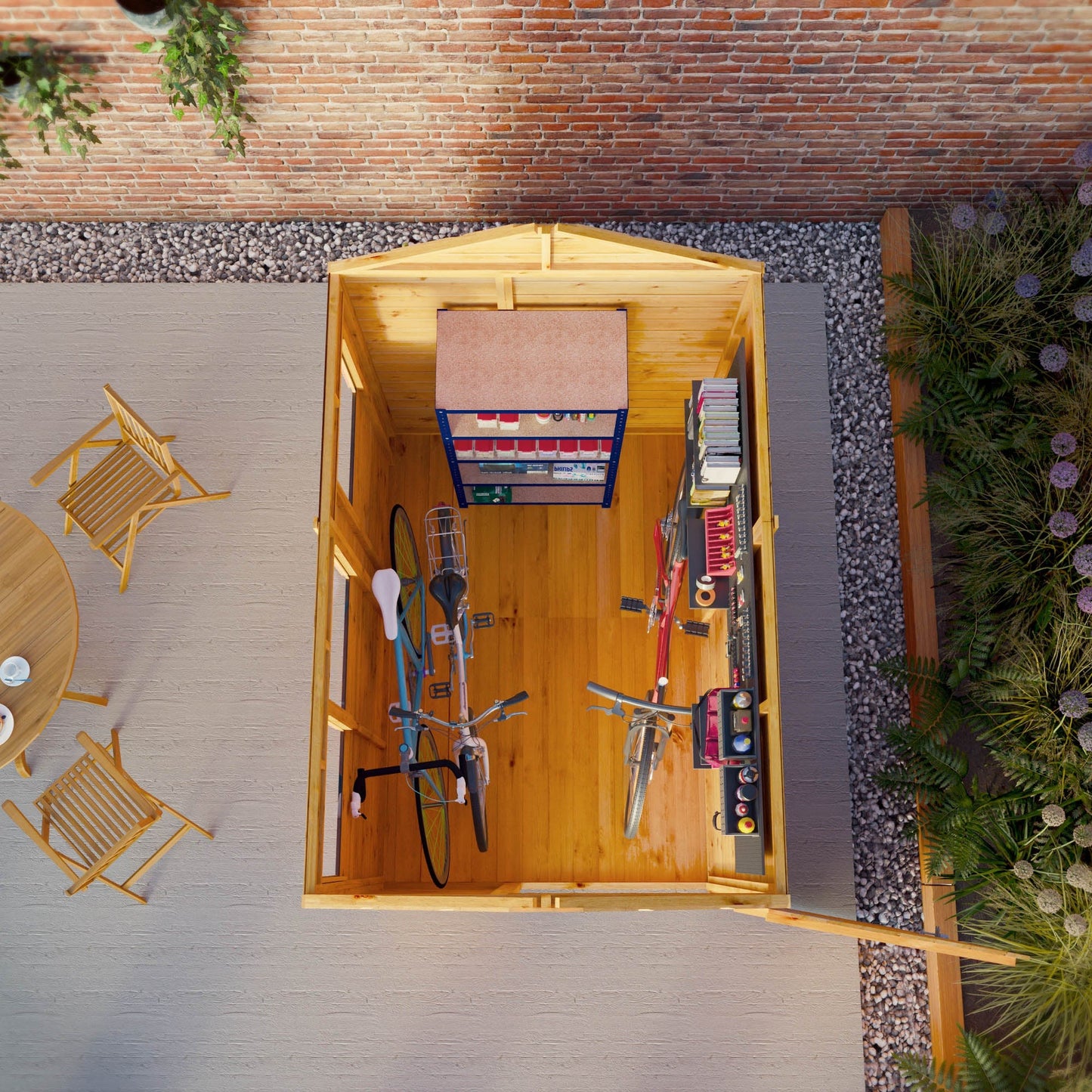 Mercia 7x5 Modular Shiplap Apex