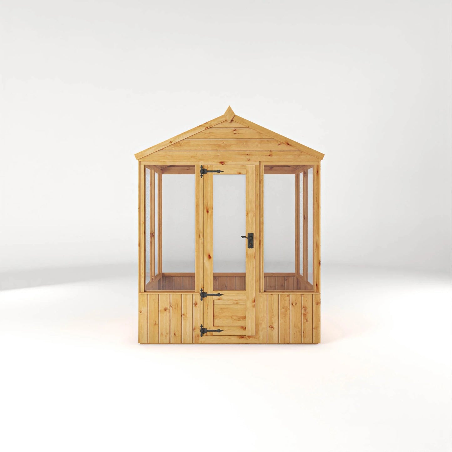 Mercia 6x4 Woodsman Shiplap Apex - Glass