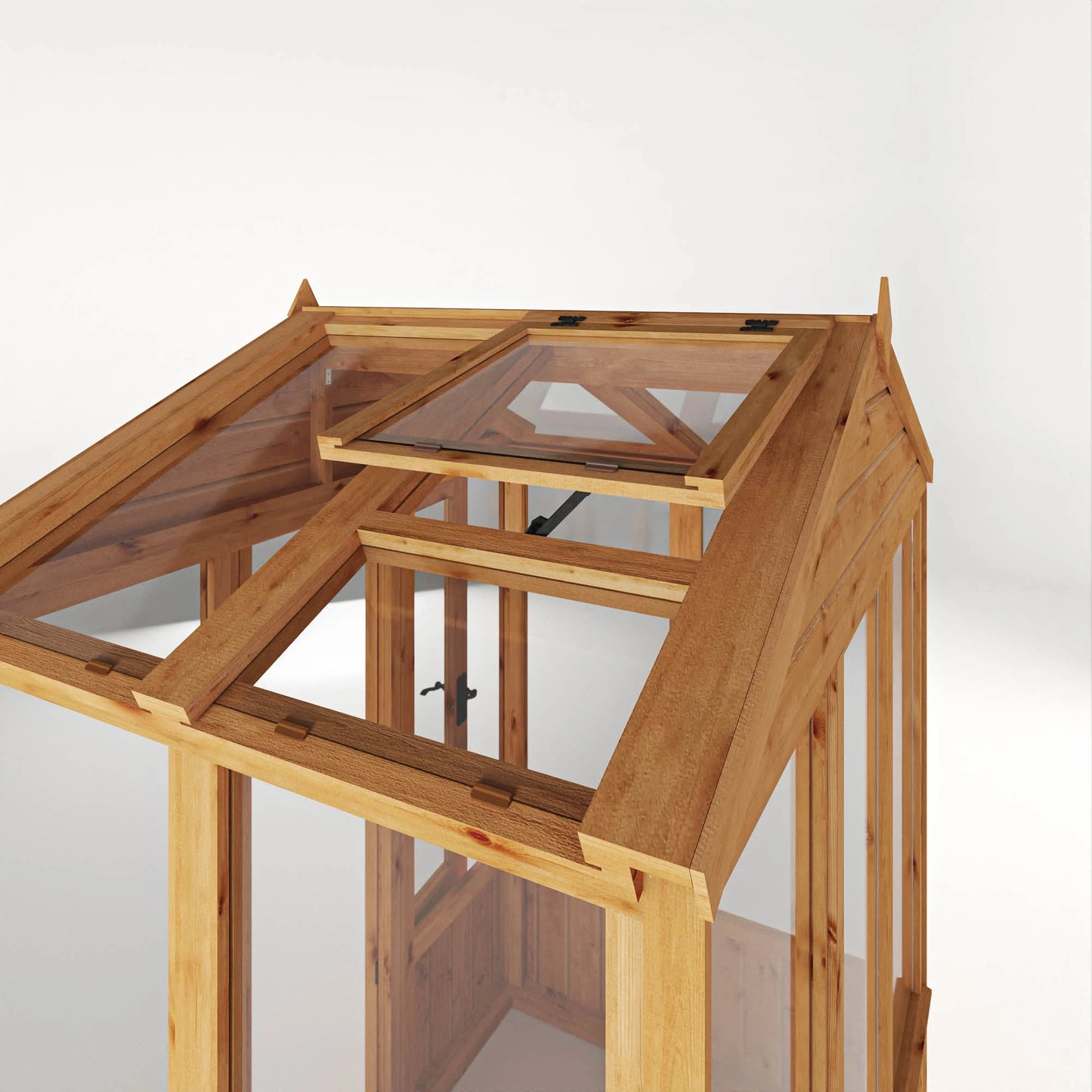 Mercia 6x4 Woodsman Shiplap Apex - Glass