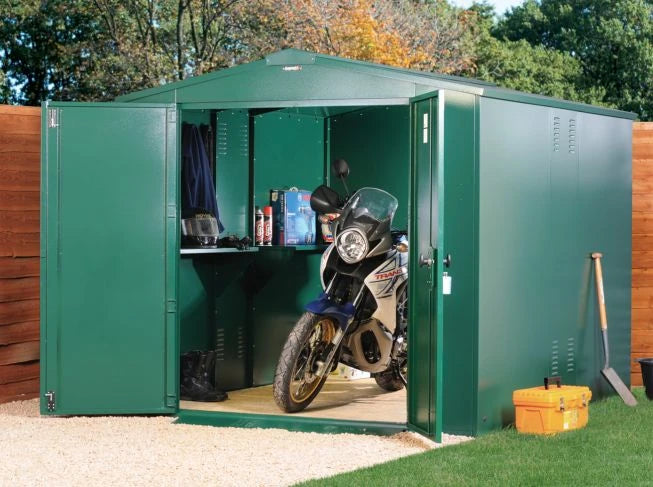 Asgard Motorbike Storage Garage 7ft x 9ft - Police Preferred Specification