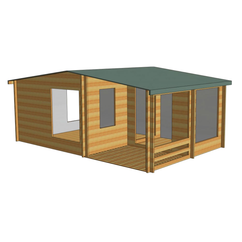 Shire New Forest 20Gx13 Log Cabin (28mm - 70mm Logs)