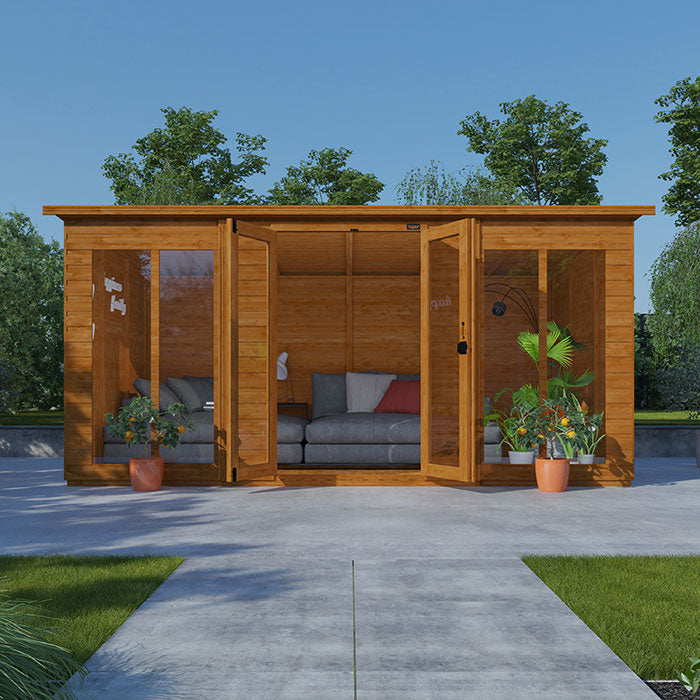 20x8 Pent Retreat Summerhouse