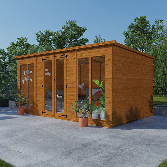 20x8 Pent Retreat Summerhouse
